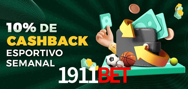 10% de bônus de cashback na 1911Bet